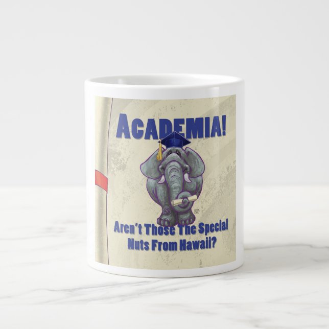 Caneca De Café Grande Academia Scroll (Frente)