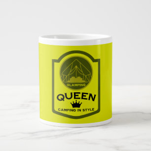 Caneca De Café Grande Acampamento Rainha De Luz Ao Estilo