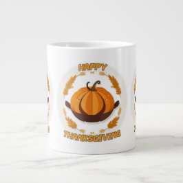 Caneca De Café Grande ação de agradecimento feliz