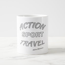 Caneca De Café Grande Ação Esporte Viagem