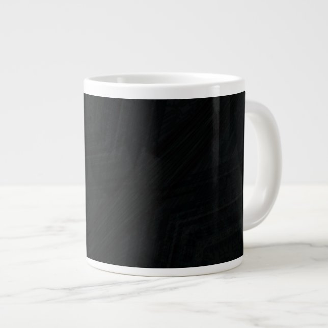 Caneca De Café Grande Aceitação | Textura Abstrato escura (Frente Esquerda)
