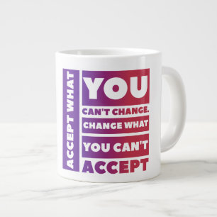 Caneca De Café Grande Aceitar - Presente Jumbo Mug
