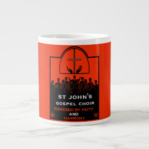 Caneca De Café Grande Acessório de Igreja do Coro Gospel