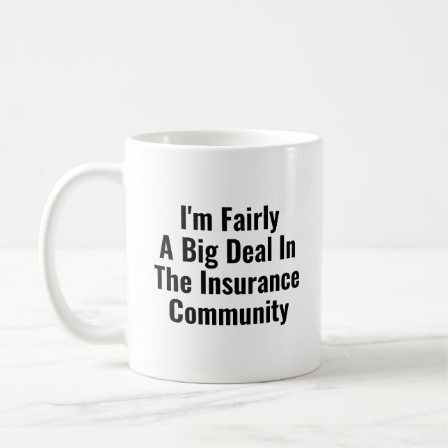 Caneca De Café Grande Acordo No Funny Insurance Agent Broker (Esquerda)