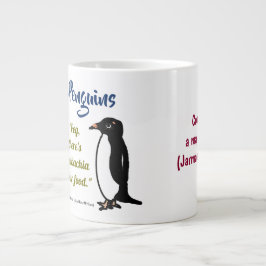 Caneca De Café Grande Adélie Penguins 20 oz. mug de RoseWrites