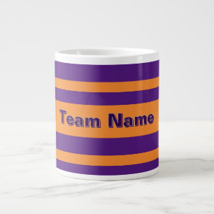 Caneca De Café Grande Adicionar Equipe de Esportes Roxos E Dourados