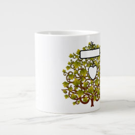 Caneca De Café Grande Adicionar seu texto e Fotos - Jumbo Mug