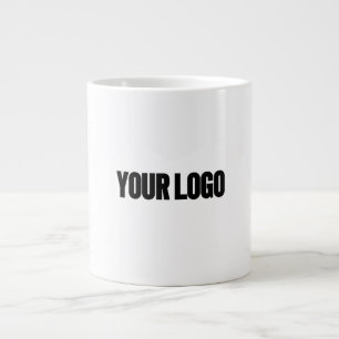 Caneca De Café Grande adicione seu logotipo em branco
