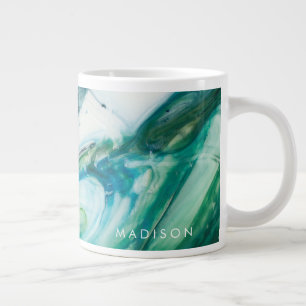 Caneca De Café Grande Adicione seu nome Varrimento em Tidal II