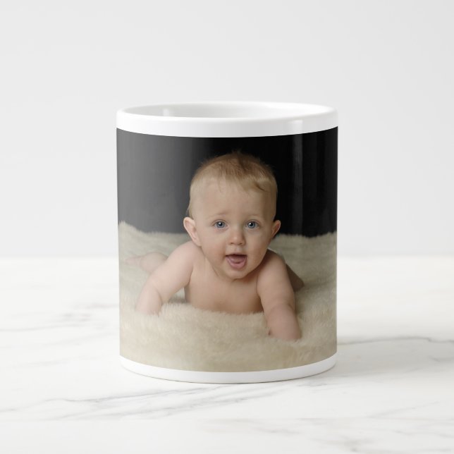 Caneca De Café Grande Adicione sua foto a este Jumbo Mug (Frente)