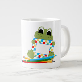 Caneca De Café Grande Adicione sua foto - Jumbo Mug