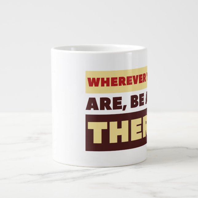 Caneca De Café Grande Adicione sua foto - Jumbo Mug (Frente)