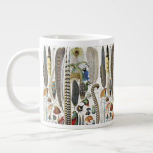 Caneca De Café Grande Adolphe Millot Dark Academia Vintage Pena de Pássa