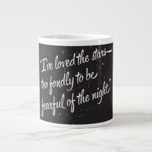 Caneca De Café Grande Adorei as estrelas