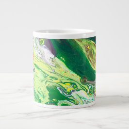 Caneca De Café Grande Adoro Dominc Thiem Abstrato Personalize