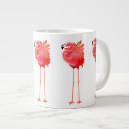 Caneca De Café Grande Adoro Flamingos Jumbo Mug