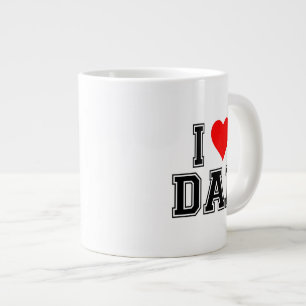 Caneca De Café Grande Adoro Mug de Café Pai - Presente Minimalista para 