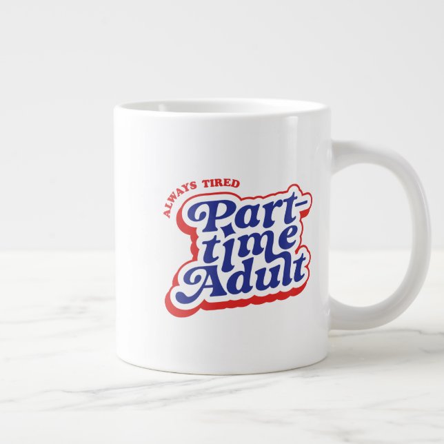 Caneca De Café Grande Adulto em Tempo Parcial (Direita)