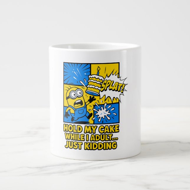 Caneca De Café Grande Adultos Apenas Brincando Engraçado (Frente)