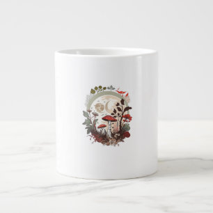 Caneca De Café Grande Aesthetic Goblincore e Cottagecore Miniatura de Co