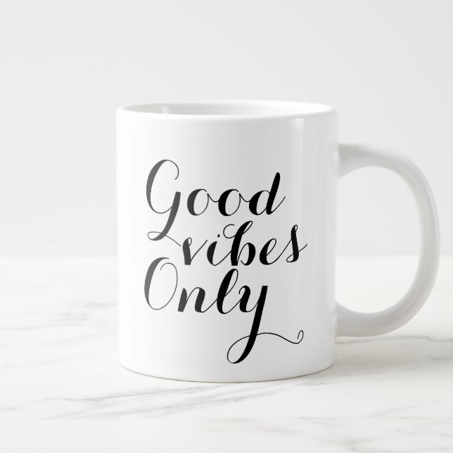 Caneca De Café Grande Afirmação Feliz Inspirativa Somente para Boa Vista (Direita)
