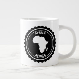 Caneca De Café Grande África
