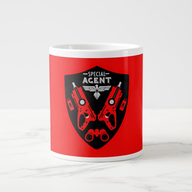 Caneca De Café Grande Agente Especial Kid (Frente)