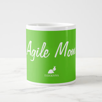 Caneca De Café Grande Agile Mom também conhecida como Scrum Master Mug