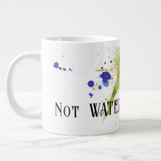 Caneca De Café Grande Água Não Aquecida, com Placas de Tinta