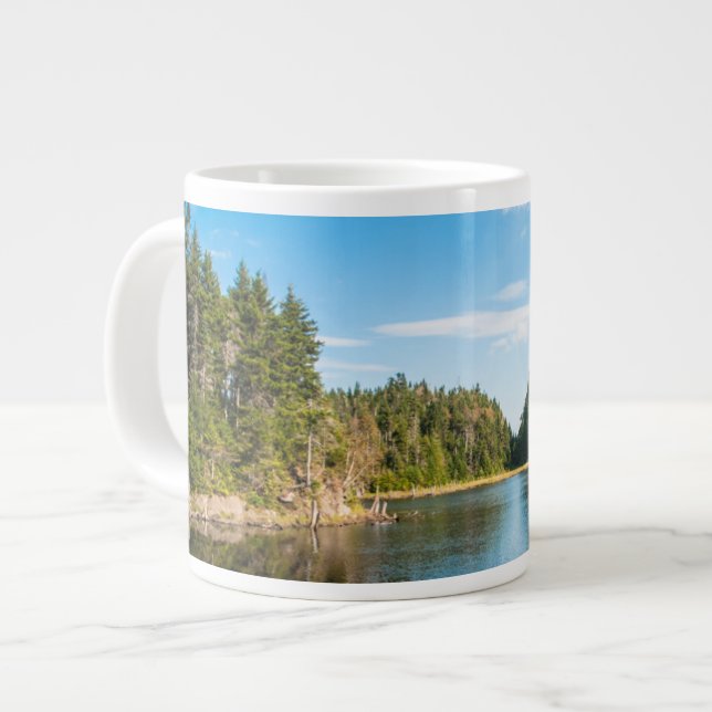 Caneca De Café Grande Água | Spruce Lake Quebec, Canadá (Frente Esquerda)