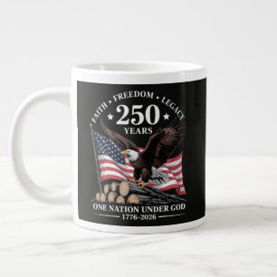 Caneca De Café Grande Águia 250º Aniversário EUA