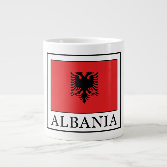 Caneca De Café Grande Albânia (Frente)