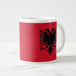 Caneca De Café Grande Albânia Flag Mug