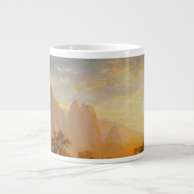 Caneca De Café Grande Albert Bierstadt Valley of the Yosemite (Frente)