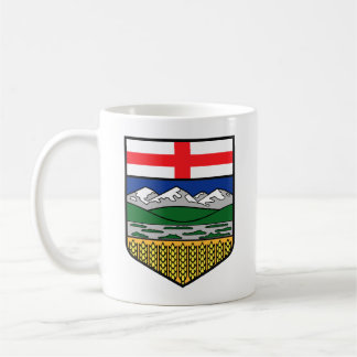 Caneca De Café Grande Alberta Flag Crest Mug