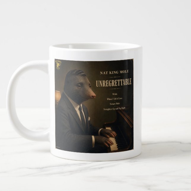 Caneca De Café Grande Álbum do Nat King Mole: uma Paródia (Esquerda)