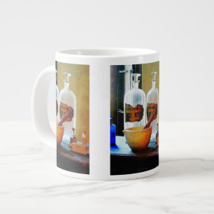 Caneca De Café Grande Alcatrão e péleta com Garrafas