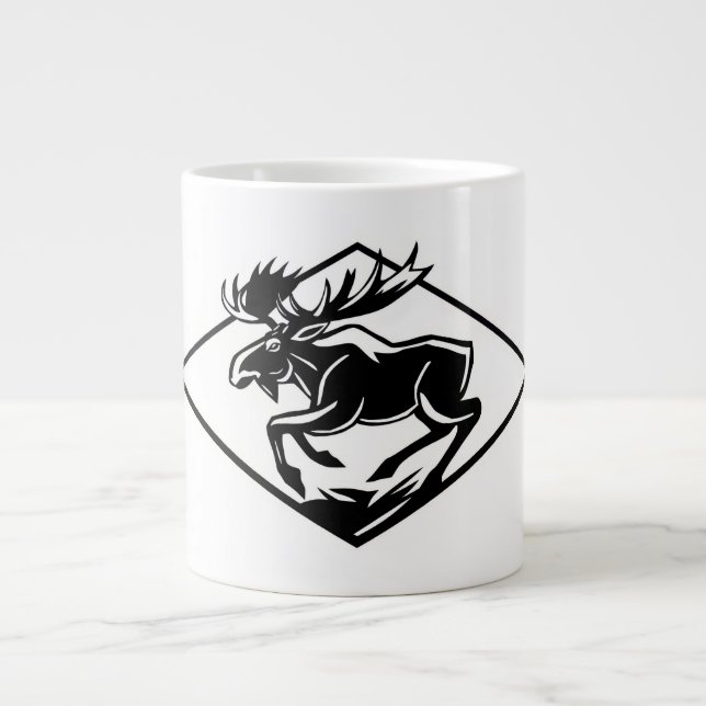 Caneca De Café Grande Alce  (Frente)