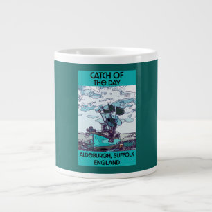 Caneca De Café Grande Alderburgh Suffolk Beach Art