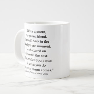 Caneca De Café Grande Alexandre Dumas Wisdom sobre a Vida