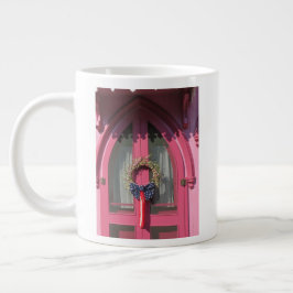 Caneca De Café Grande Algodão com pães-de-pata cor-de-rosa - Vinha de Ma