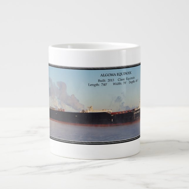 Caneca De Café Grande Algoma Equinox Jumbo (Frente)