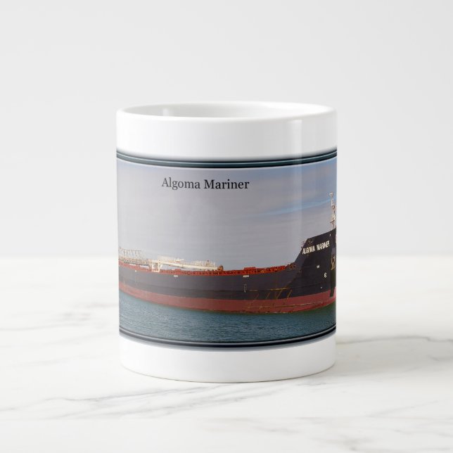 Caneca De Café Grande Algoma Mariner Jumbo (Frente)