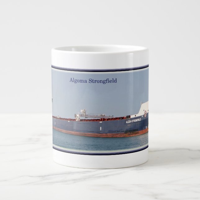 Caneca De Café Grande Algoma Strongfield Jumbo (Frente)