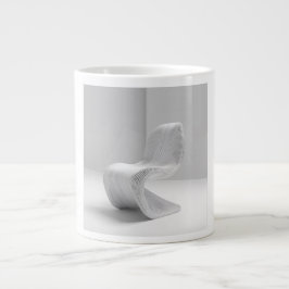 Caneca De Café Grande Algorithmic Ergonomic Seating Geometry Pattern