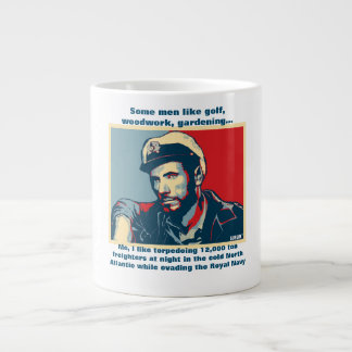 Caneca De Café Grande Alguns homens gostam de golfe. Eu gosto de naves t