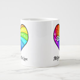Caneca De Café Grande All You Need is Love