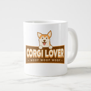 CANECA DE CAFÉ GRANDE AMANTE DO CORGI