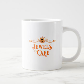 Caneca De Café Grande Amber por Mia Harlan Jewels Cafe Series