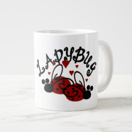 Caneca De Café Grande Ame Minha Ladybug - Jumbo Mug